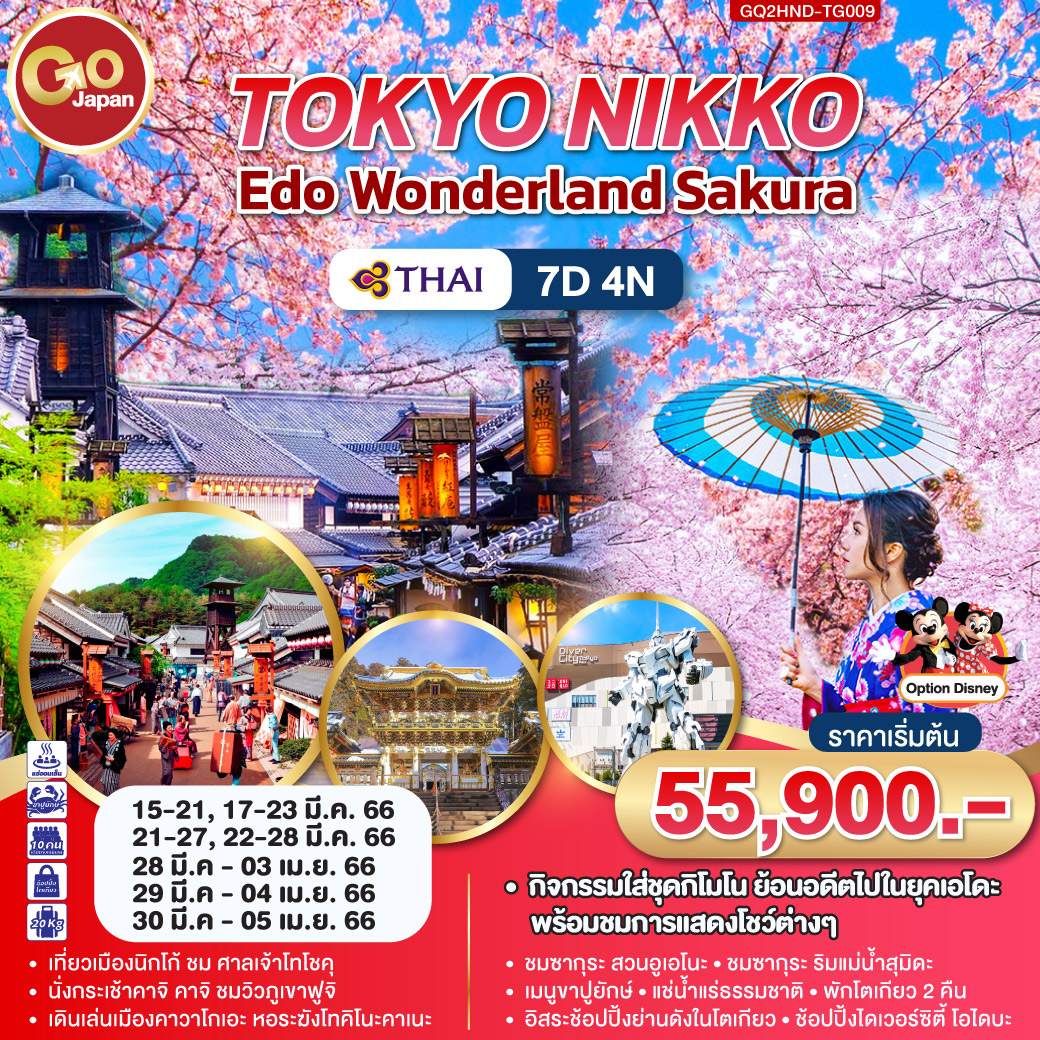 TOKYO NIKKO EDO  WONDERLAND SAKURA