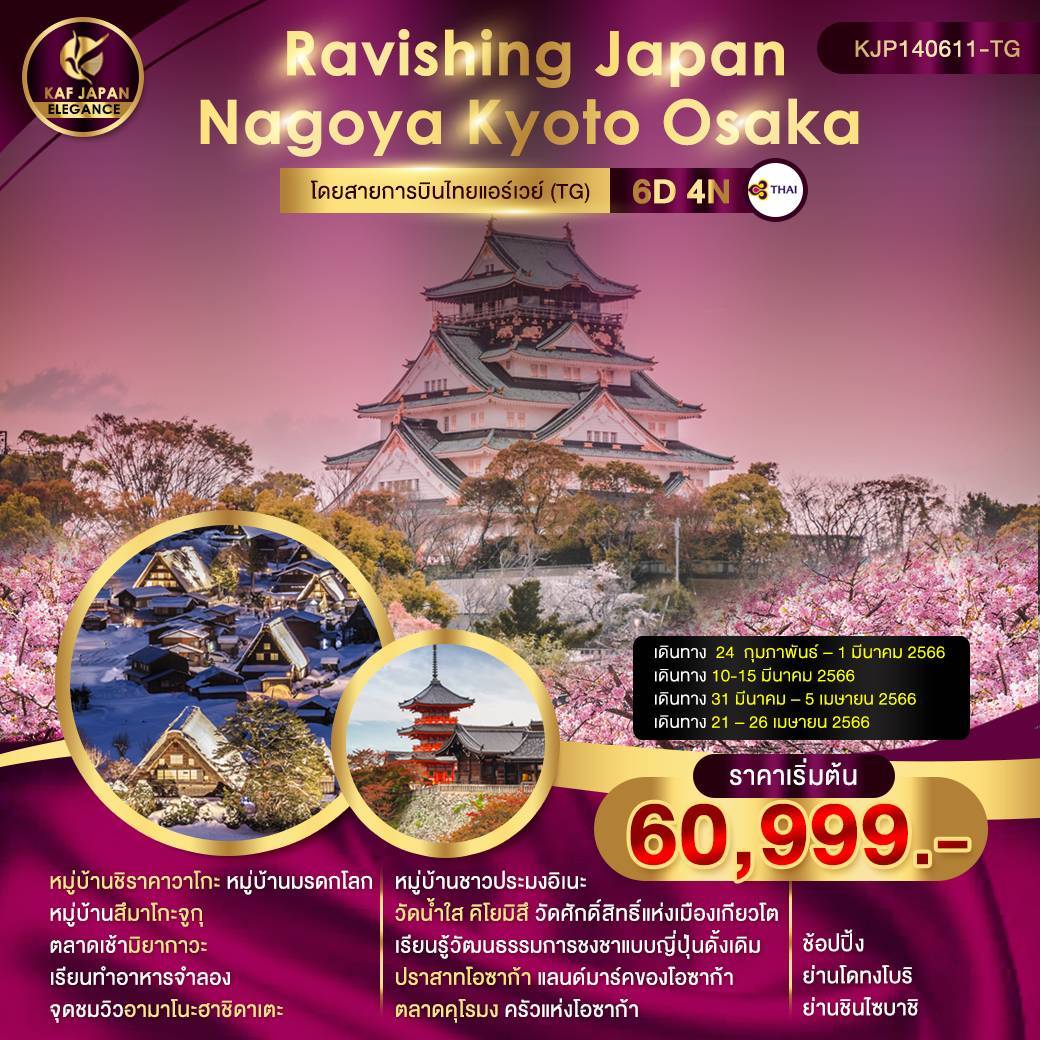 Ravishing Japan  Nagoya Kyoto Osaka