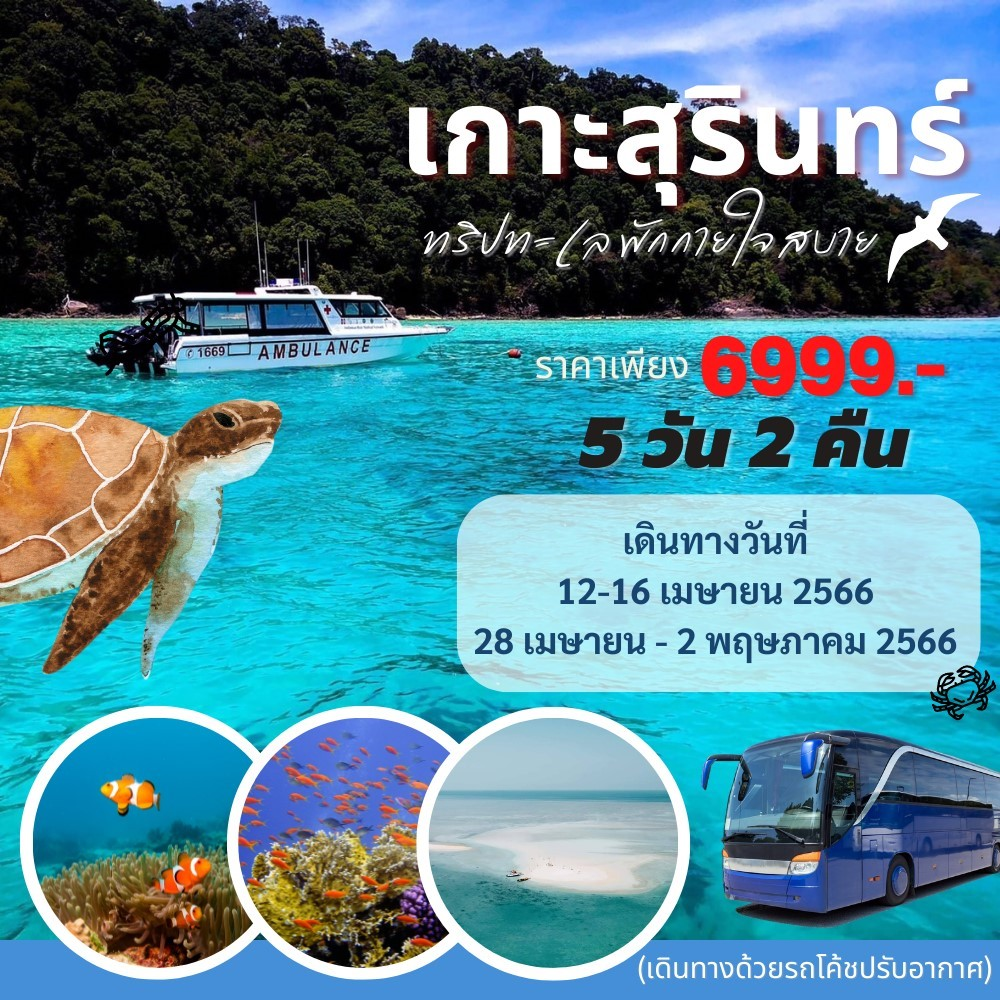 เกาะสุรินทร์ ทริปทะเลพักกายสบายใจ
