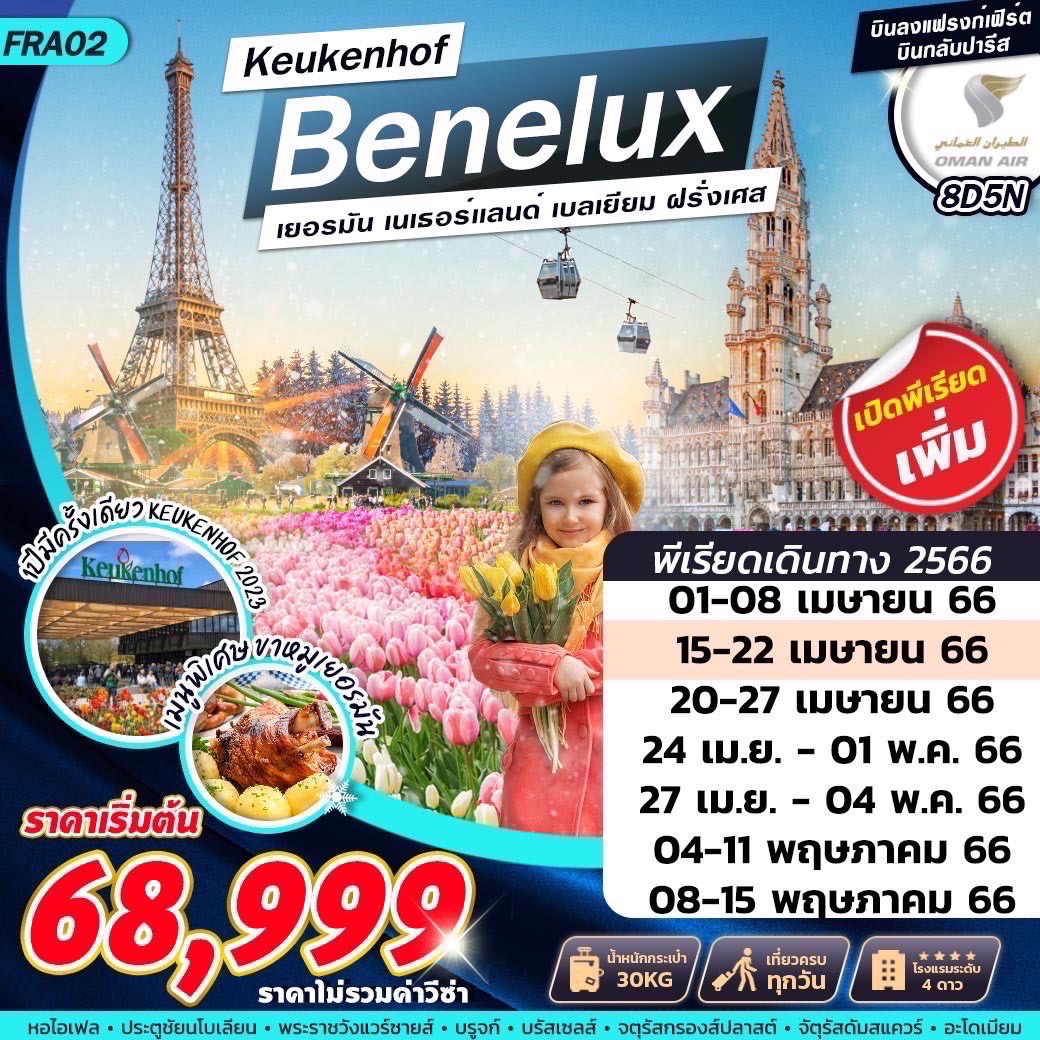 BENELUX KEUKENHOF TULIP LOVER