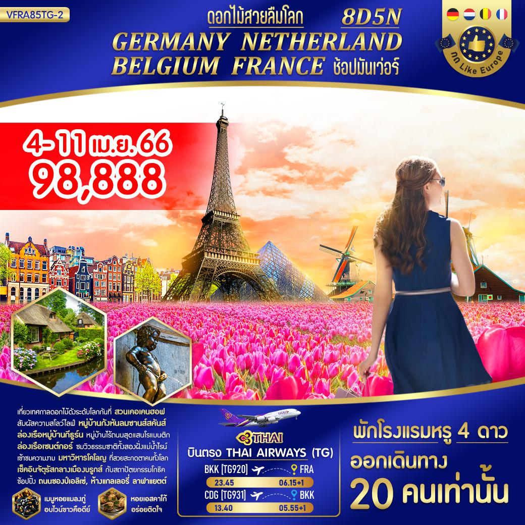 ดอกไม้สวยลืม เยอรมัน เนเธอร์แลนด์ เบลเยี่ยม ฝรั่งเศส ช้อปมันเว่อร์